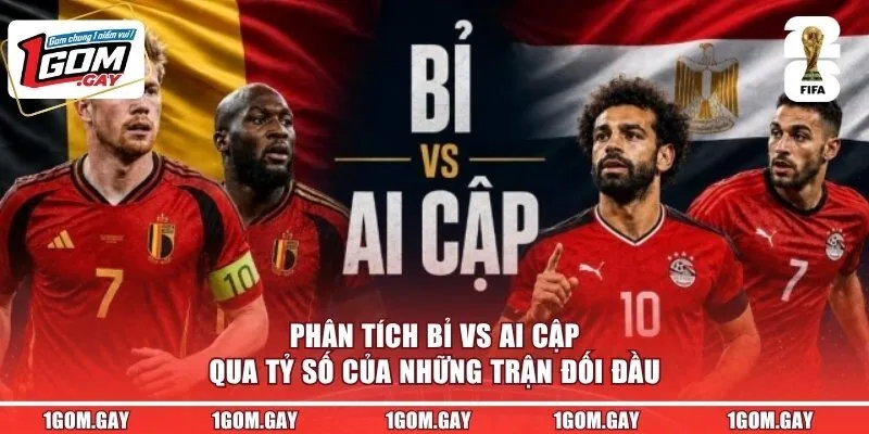 Phân tích Bỉ vs Ai Cập qua tỷ số của những trận đối đầu